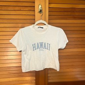 Brandy Melville Cropped Hawaii Tee